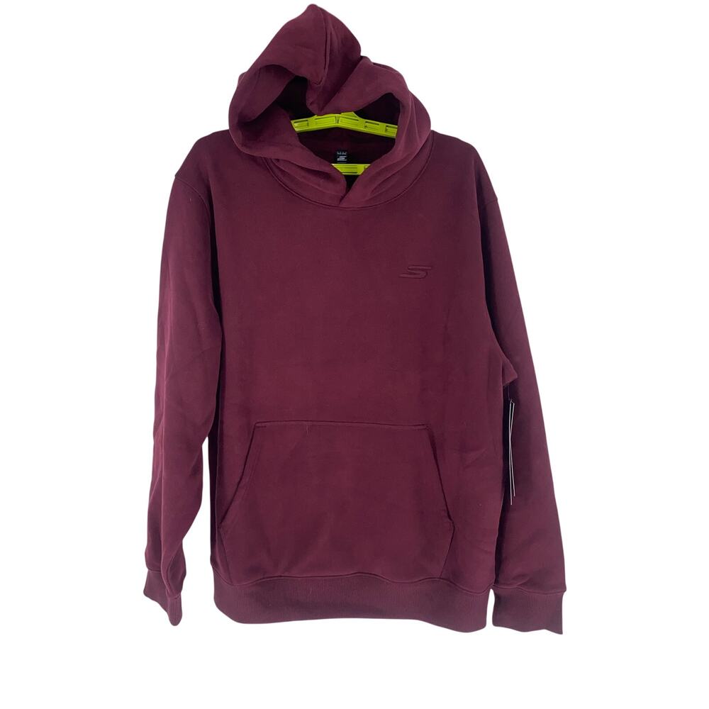 NWT Mens Maroon Skechers Hoodie Large